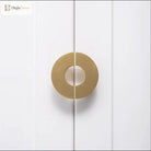 Solid Brass Acrylic Cabinet Handles and Knobs – Elegant Pulls for Drawers Dressers and Bathroom Furniture Knobs