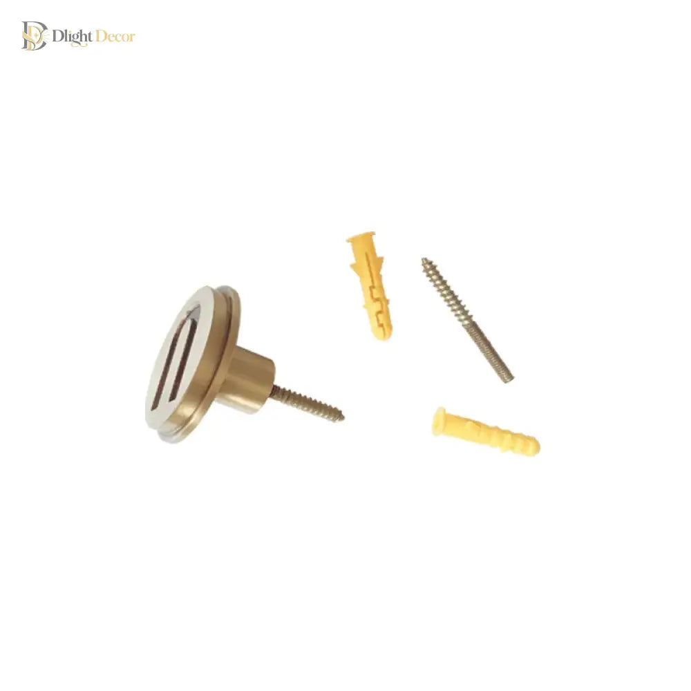 Solid Brass Letter Wall Hooks – Gold Bag Cloth and Cap Hanger for Home Decor and Cabinet Handles wall Hook