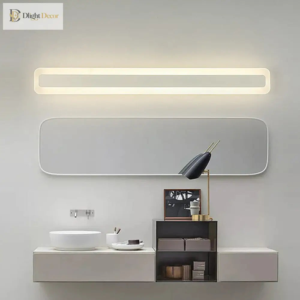 Sophia’s Rectangular Vanity Light - Modern Led Illumination For Bathrooms