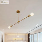 Sophia’s Modern Brass Chandelier - Timeless Elegance