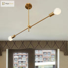 Sophia’s Modern Brass Chandelier - Timeless Elegance