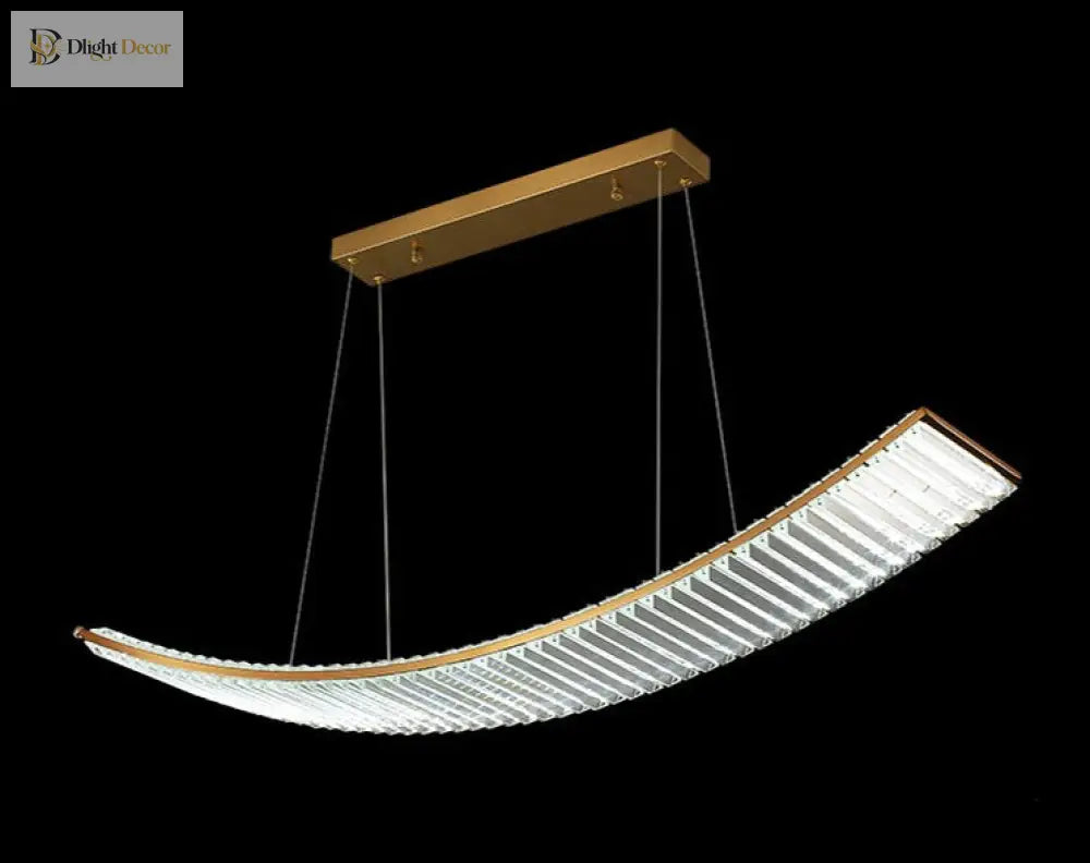 Sophia’s Luxurious Arch Chandelier - Modern Crystal Brilliance Ceiling Light Fixtures