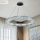 Sophisticated Crystal Led Pendant Lights - Dimmable Ideal For Living And Dining Rooms Luxurious