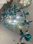 Spiral Design Modern Crystal Chandelier - Elegance For Staircase Lighting Living Room Hotel Lobby