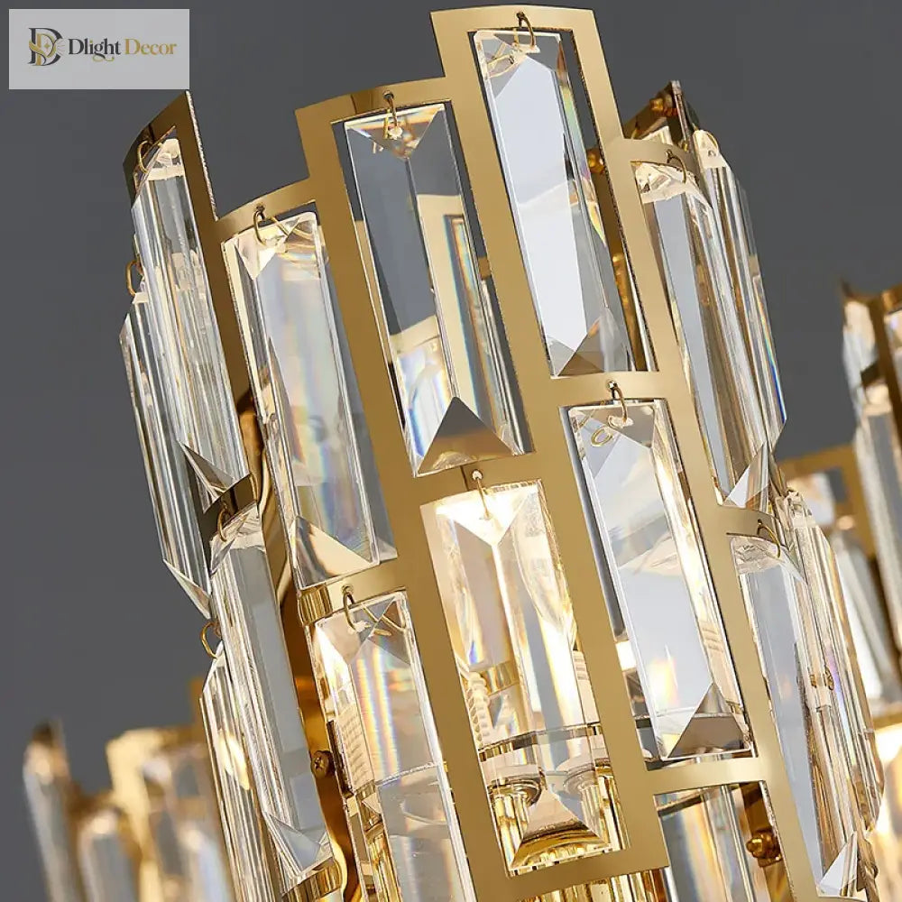 Stainless Steel Living Room Dining Chandelier - Designer Post - Modern Elegance For Villas And