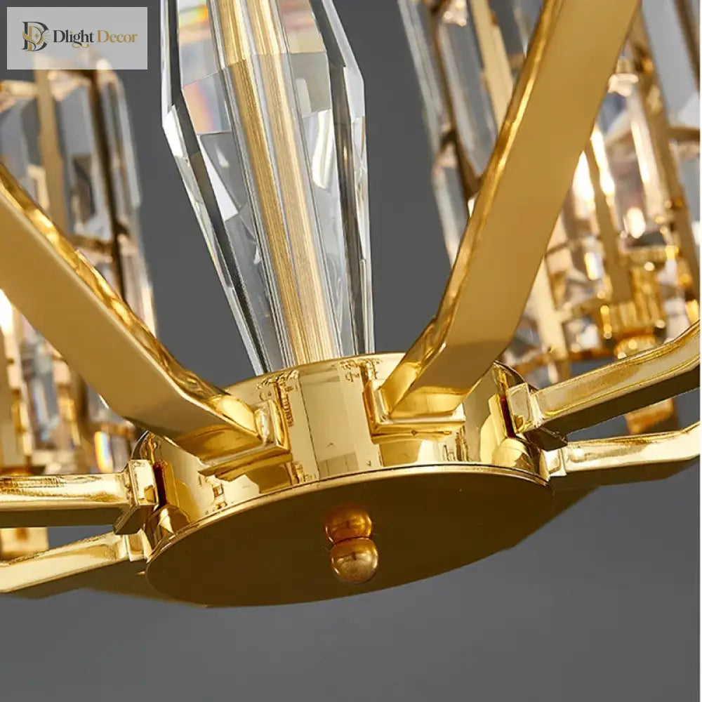 Stainless Steel Living Room Dining Chandelier - Designer Post - Modern Elegance For Villas And