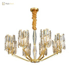 Stainless Steel Living Room Dining Chandelier - Designer Post - Modern Elegance For Villas And