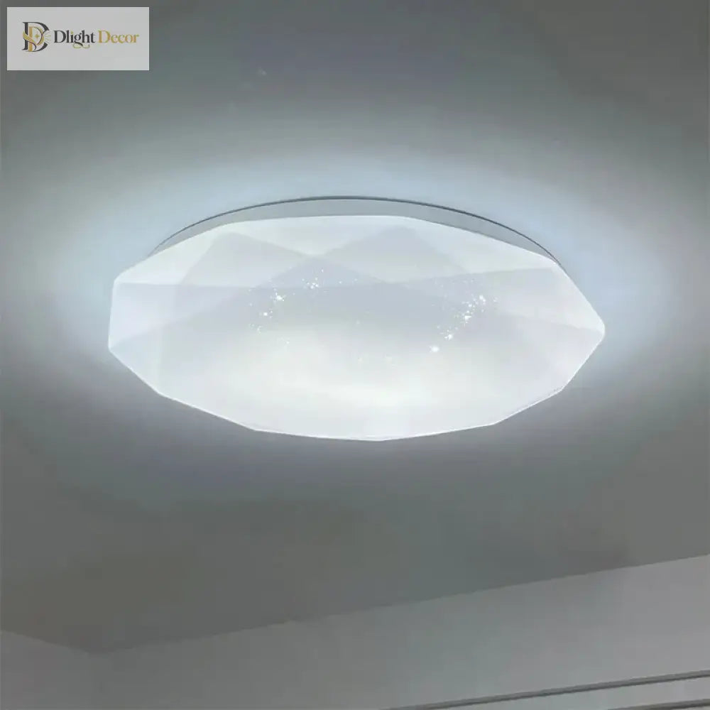 Starry Sky Led Ceiling Lamp - Modern Lighting Fixture For Dining Room Living And Bedroom 36W 24W