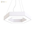 Stella’s Contemporary Led Honeycomb Pendant Light - Vibrant Green/Blue/Red In White/Warm/Natural