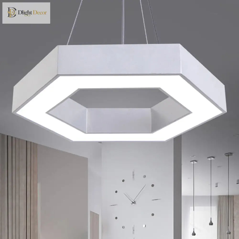 Stella’s Contemporary Led Honeycomb Pendant Light - Vibrant Green/Blue/Red In White/Warm/Natural