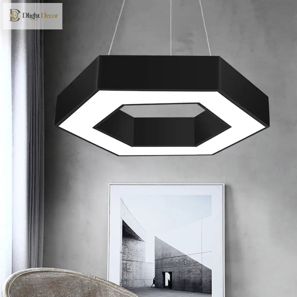 Stella’s Contemporary Led Honeycomb Pendant Light - Vibrant Green/Blue/Red In White/Warm/Natural