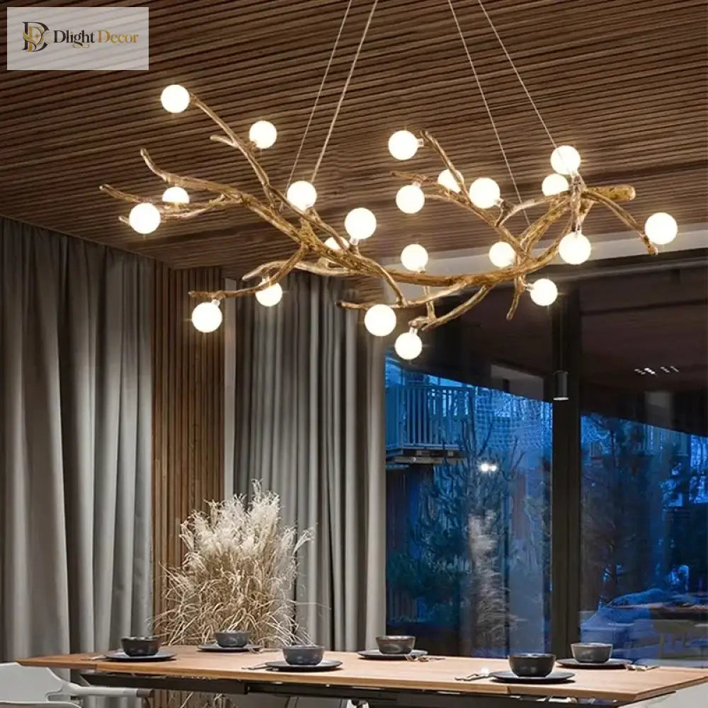 Contemporary Branches Led Chandeliers - Minimalist Lighting For Living Spaces And More Pendant