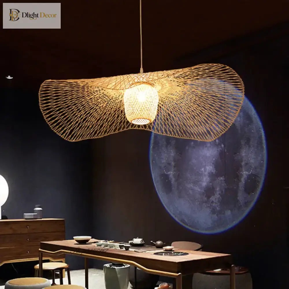 Bamboo Pendant Lights - Creative Tatami - Inspired Lamps For Dining Rooms Restaurants And E27