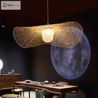 Bamboo Pendant Lights - Creative Tatami - Inspired Lamps For Dining Rooms Restaurants And E27