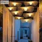 Bamboo Pendant Lights - Creative Tatami - Inspired Lamps For Dining Rooms Restaurants And E27