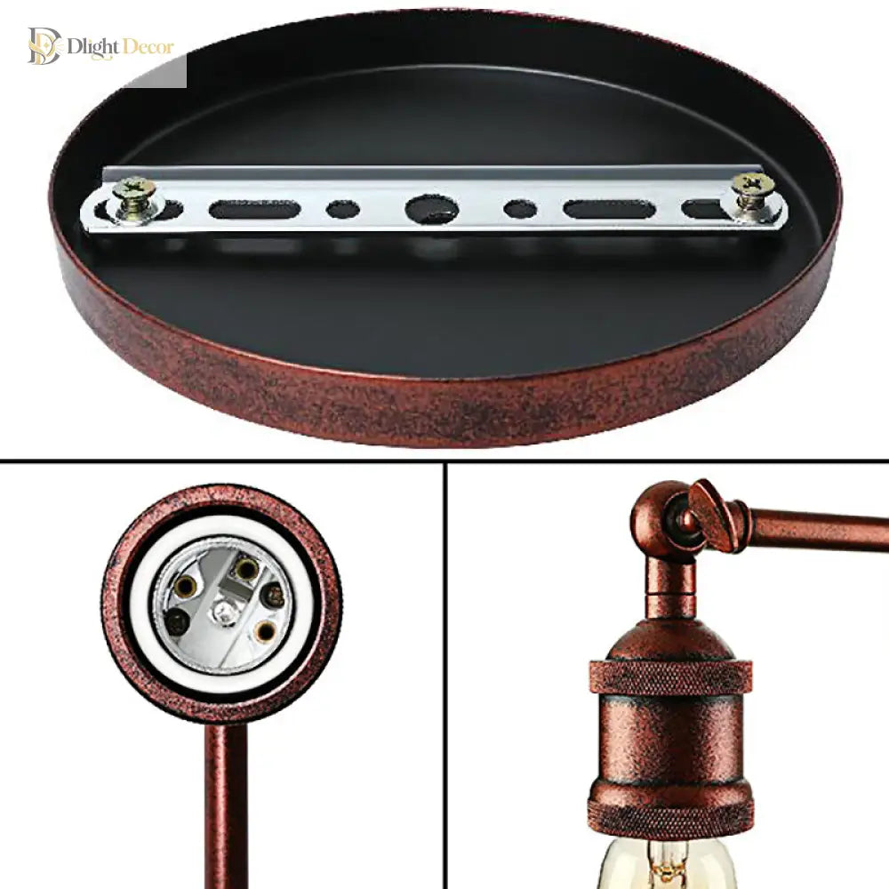 Rustic Charm Meets Modern Functionality: The Copper Halo Wall Sconce
