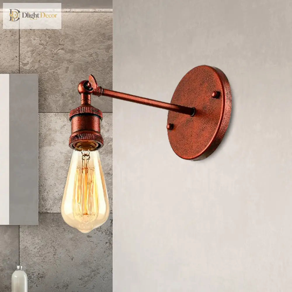 Rustic Charm Meets Modern Functionality: The Copper Halo Wall Sconce