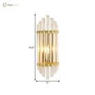Thea’s Modern Gold Arched Crystal Wall Sconce: Light Up Your Walls In Style