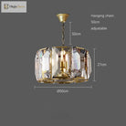 Timeless Classic American Led Crystal Chandelier - Available In Gold Silver And Black Finishes
