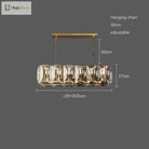 Timeless Classic American Led Crystal Chandelier - Available In Gold Silver And Black Finishes