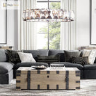 Timeless Classic American Led Crystal Chandelier - Available In Gold Silver And Black Finishes