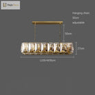 Timeless Classic American Led Crystal Chandelier - Available In Gold Silver And Black Finishes