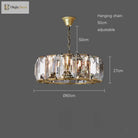 Timeless Classic American Led Crystal Chandelier - Available In Gold Silver And Black Finishes