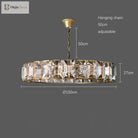 Timeless Classic American Led Crystal Chandelier - Available In Gold Silver And Black Finishes