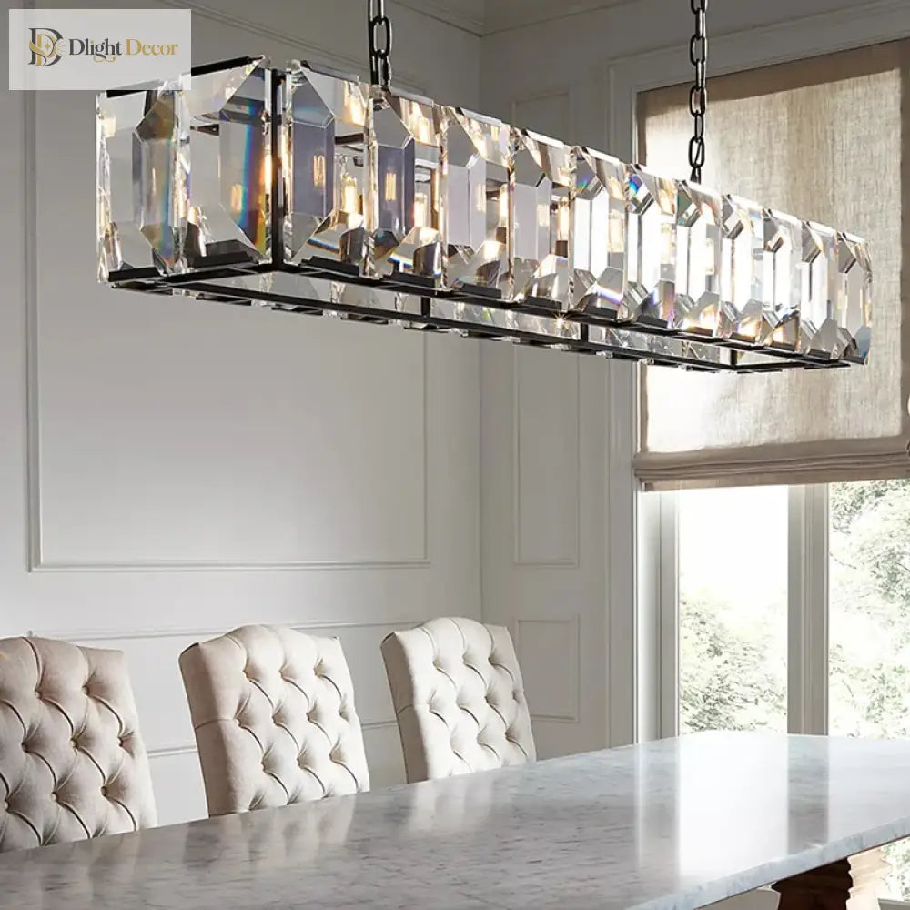 Timeless Classic American Led Crystal Chandelier - Available In Gold Silver And Black Finishes
