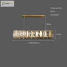 Timeless Classic American Led Crystal Chandelier - Available In Gold Silver And Black Finishes