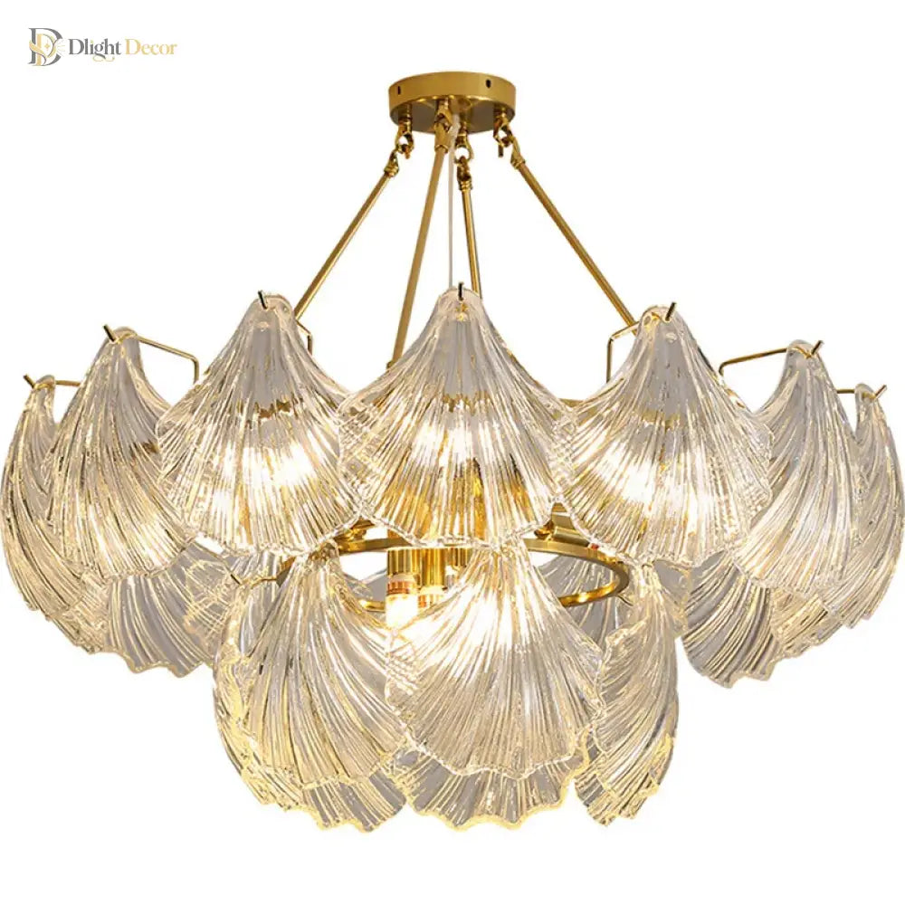 Timeless Postmodern Light Luxury Chandelier - Retro Wrought Iron And Crystal Design Perfect For