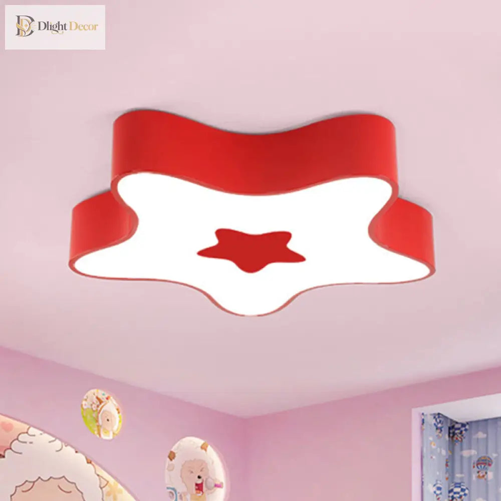 Transform Your Nursery With The Starry Sky: Led Flush Mount Light