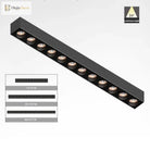 Ultra-Thin LED Grille Light with Magnetic Track and Intelligent APP Control ceiling light