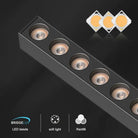Ultra-Thin LED Grille Light with Magnetic Track and Intelligent APP Control ceiling light