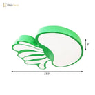 Undersea Wonder: Led Jellyfish Flush Mount Nursery Light