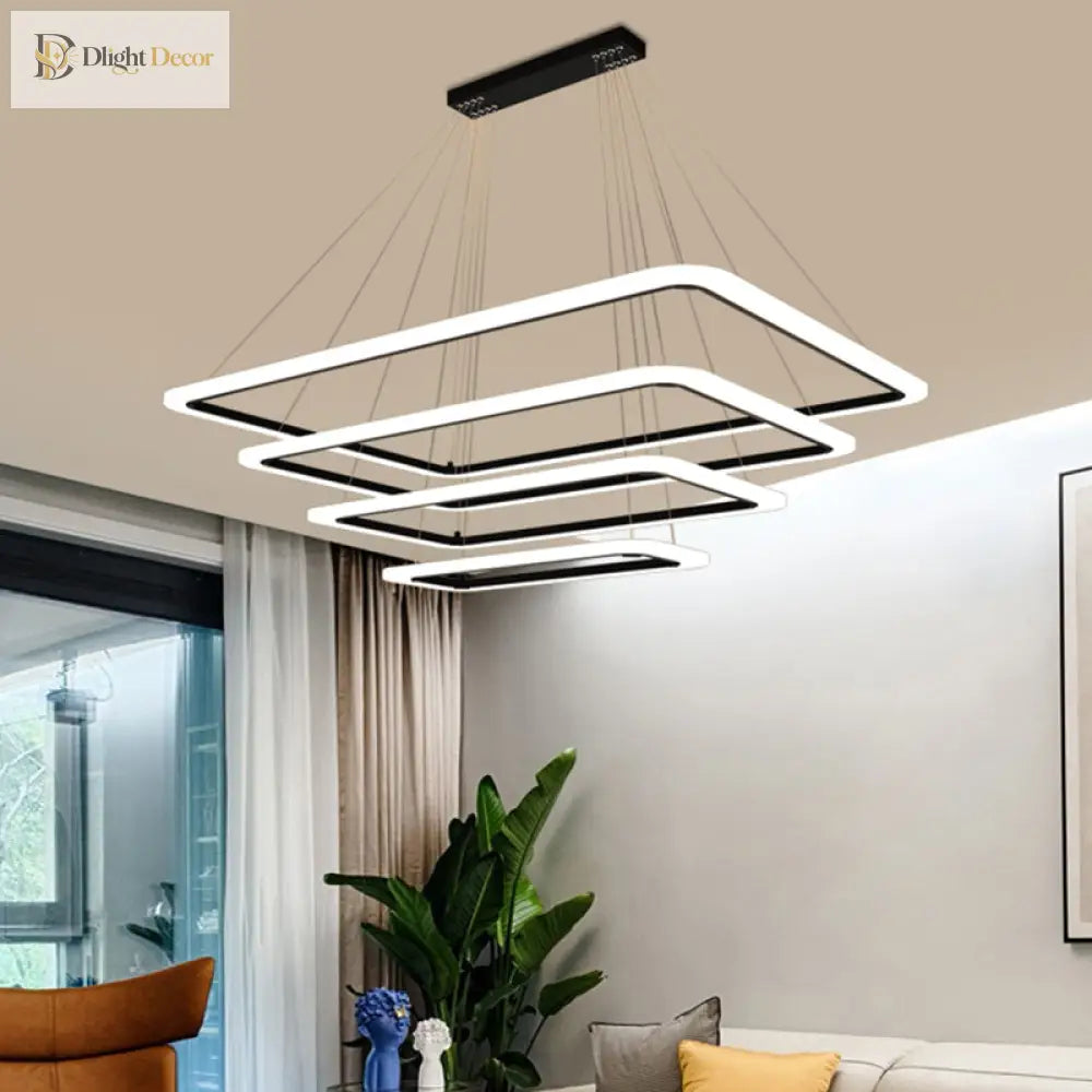 Unveiling Nordic Splendor: The Cascading Eclipse Pendant Chandelier