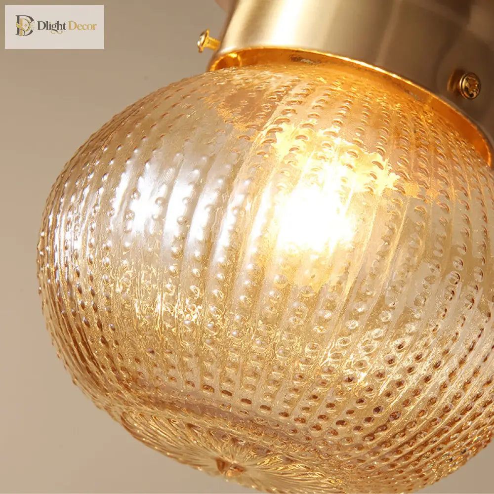 Valentina Modern Gold Flush Mount Ceiling Light
