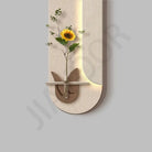 Dlight Decor Vase Plant Wall Lamp for Entry Spaces B / H140CM-W70CM / Remote dimming|AU Plug Wall Art