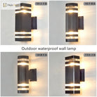 Versatile Outdoor Al Waterproof Wall Lamp - Illuminate Your Garden Courtyard And More With 6W Led