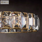 Versatile Dimmable Led Crystal Chandelier - Elegant Lighting Fixture In Gold Chrome And Black