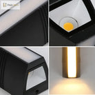 Versatile Up Down Led Wall Lamp - Waterproof Modern Design For Garden Street Corridor And Stairs