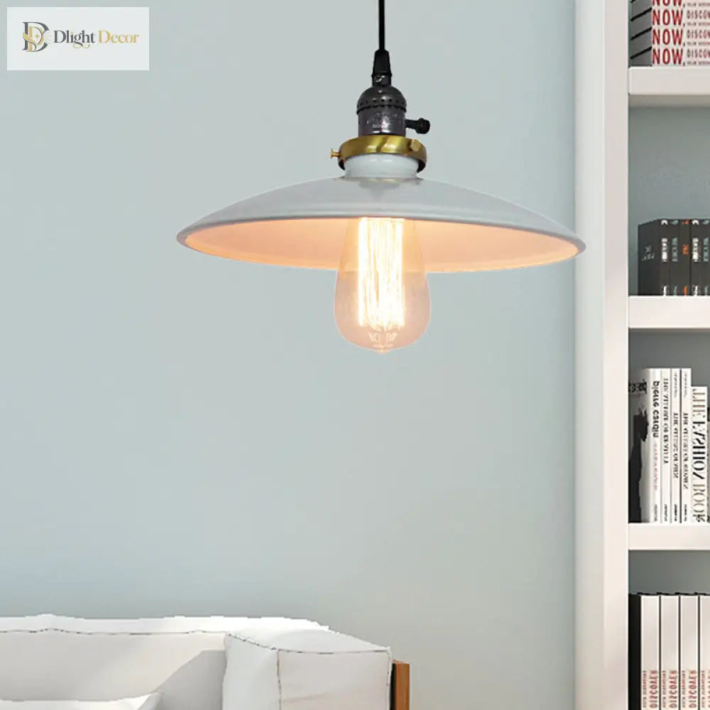 Victoria Industrial Pendant: Vintage Charm In Multiple Colors