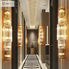 Victoria - Large Crystal Wall Light For Living Room Hall Bedroom Loft Indoor Home Hotel Villa
