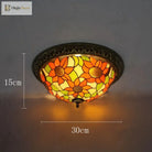 Vintage Turkish Tiffany Ceiling Lights - Artistic Elegance For Living Rooms And Bedrooms Ceiling