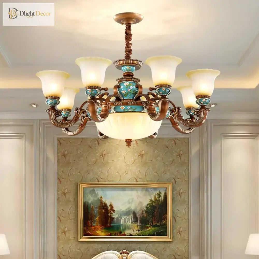European chandelier for bedroom dining room and hotel interiors