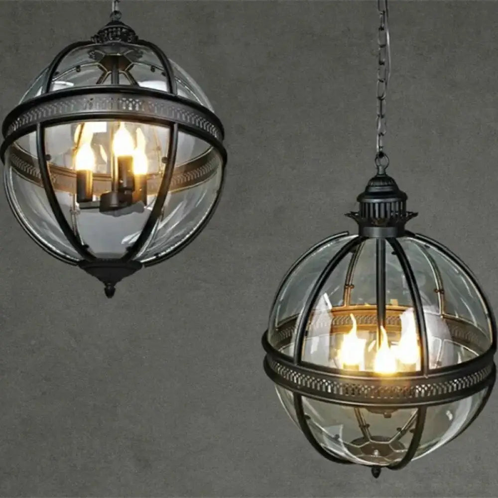 Vintage Globe Pendant Light – product view 1