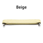 Vintage Leather Furniture Handle – Soft Suitcase-Style Drawer Pulls for Cabinets and Chests Beige Handles