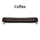 Vintage Leather Furniture Handle – Soft Suitcase-Style Drawer Pulls for Cabinets and Chests Coffee Handles