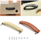 Vintage Leather Furniture Handle – Soft Suitcase-Style Drawer Pulls for Cabinets and Chests Handles