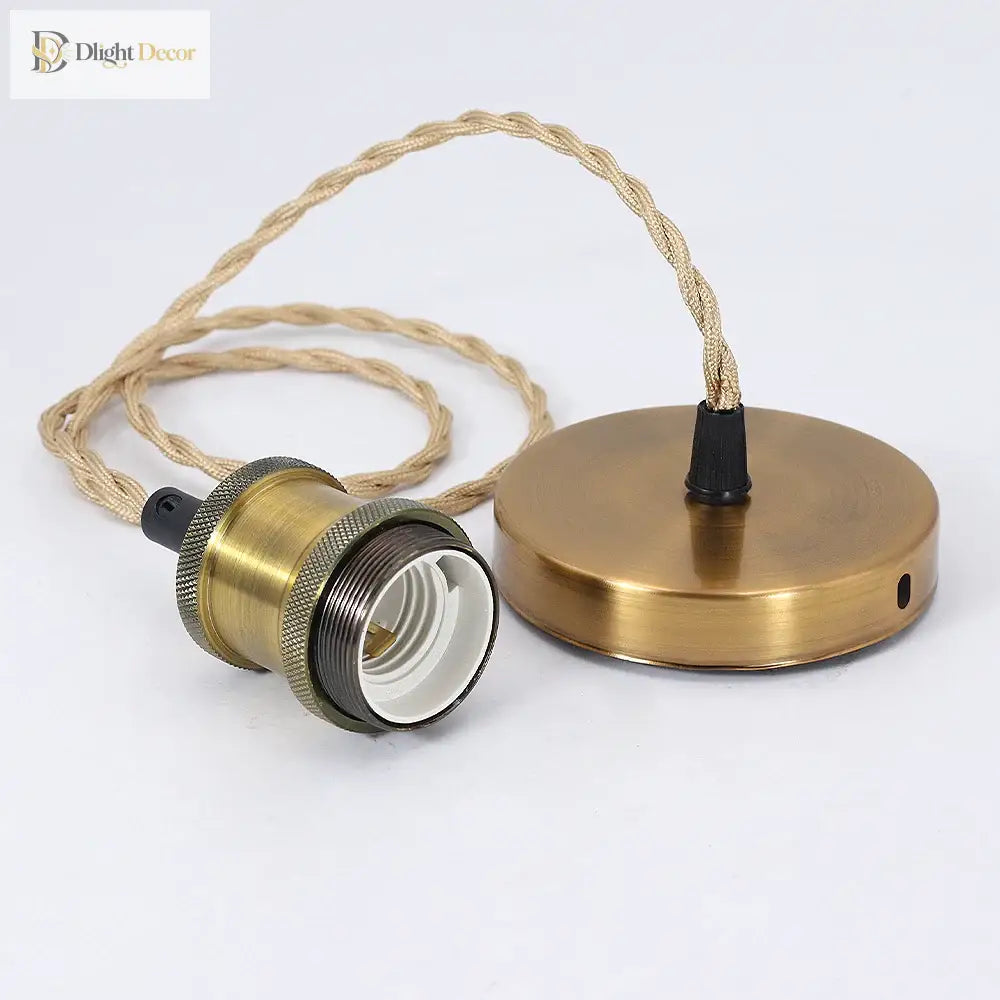 Sélène’s Aluminum Vintage E27 Lamp Holder For Home And Bar Pendant Lights